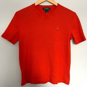 Vintage Lauren Ralph Lauren Orange T-Shirt